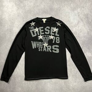 Diesel Black Long Sleeve Men's Shirt